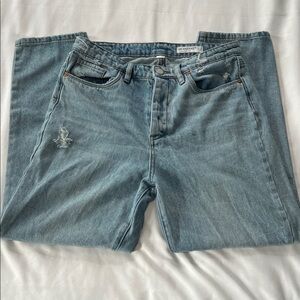 Blank NYC The Madison Crop Distressed 100% Organic Cotton Jeans